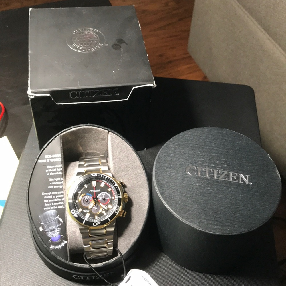 Men’s citizen eco drive watch